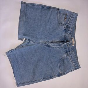 Lee Light Wash Denim Shorts